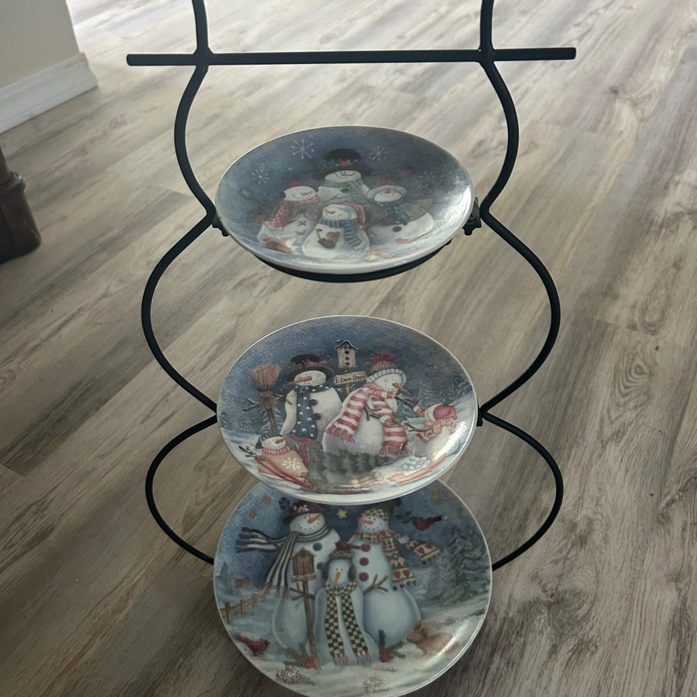3 tier serving stand